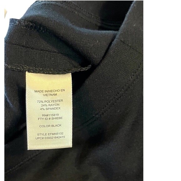 ELLEN TRACY PENCIL SKIRT SIZE XSMALL BLACK JERSEY KNIT PULL ON STRETCH NWT $59 - Picture 8 of 10